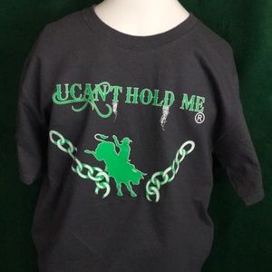 Bull ridding t shirt. The most powerful mark today